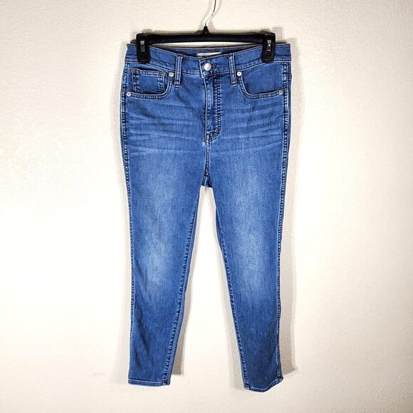 Madewell Denim - Madewell Blue Denim Skinny Crop Jeans Womens Size 26 High Rise 28x25